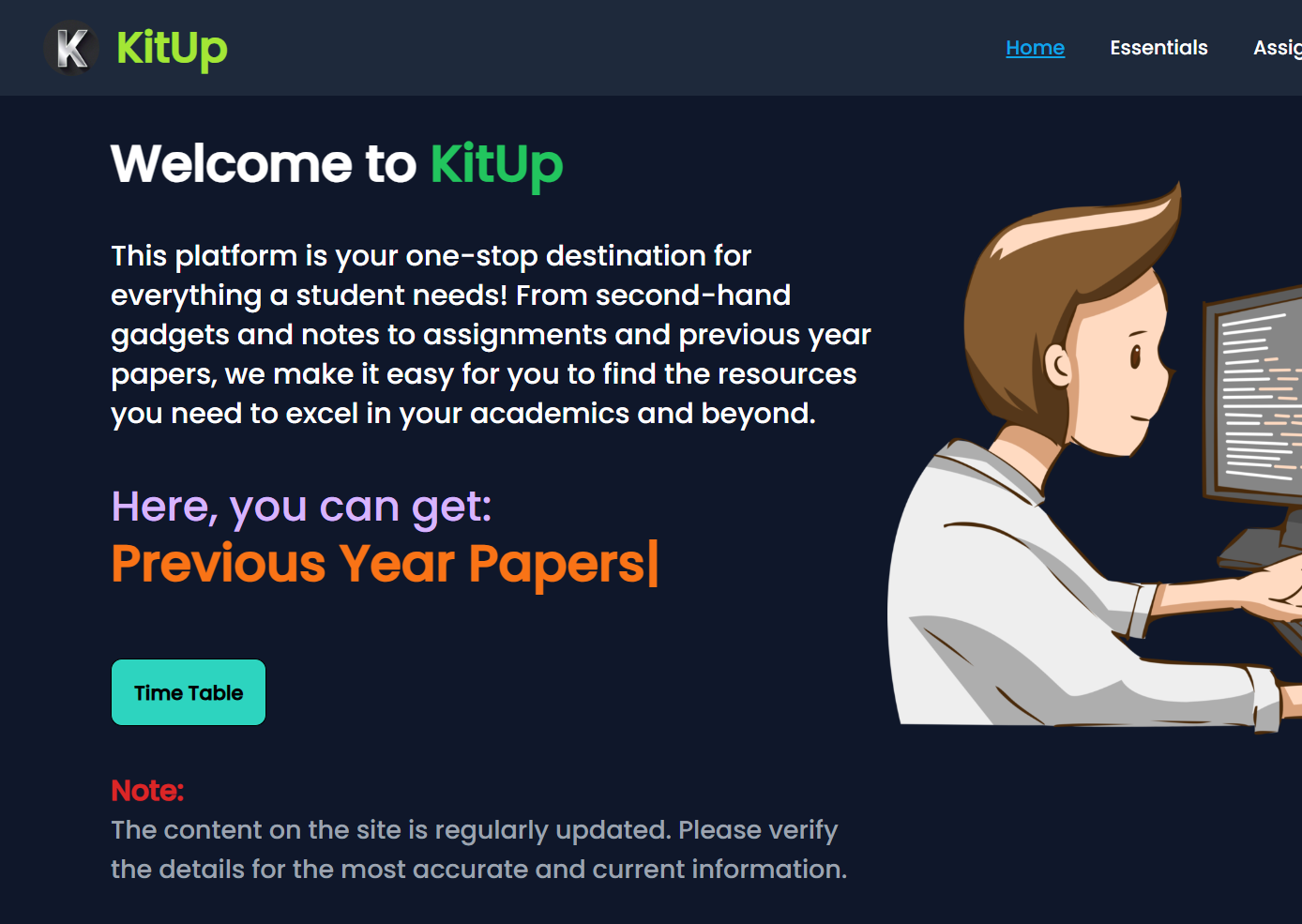 KitUp screenshot